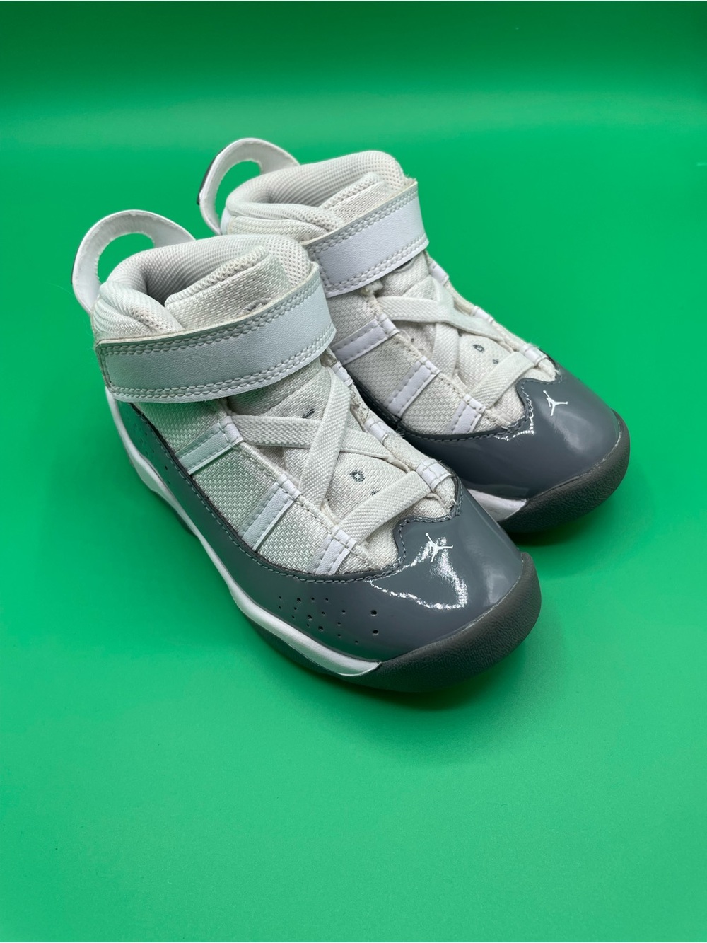 Jordan 6 Rings Toddler White and Cool Grey